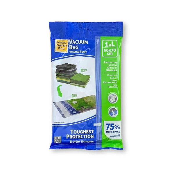 Vakumlu Hurç Poşet L Beden 50x70 cm ürün görseli 1
