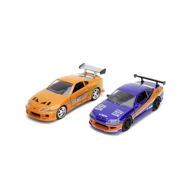 253202017 Jada Fast Furious Legacy Series İkili Paket 1:32 Nissan Silvia - Toyota Supra - 2
