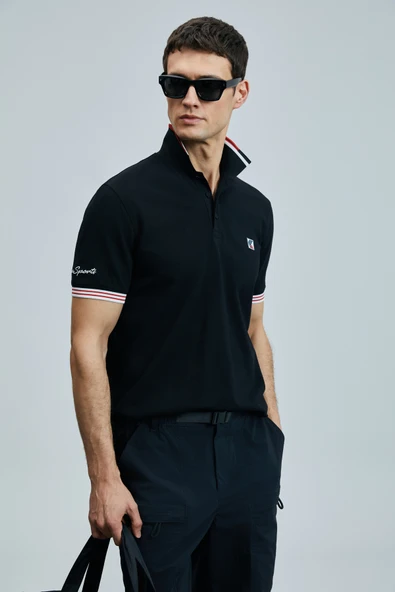 Lufian 111040204 Eros Smart Polo Yaka Tişort Erkek T-Shirt - Resim 12