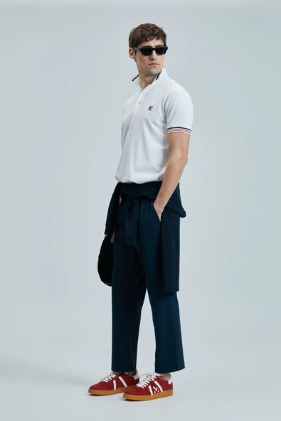 Lufian 111040204 Eros Smart Polo Yaka Tişort Erkek T-Shirt - Resim 23