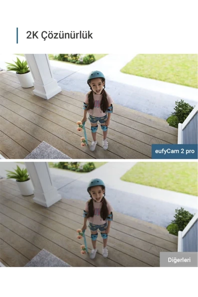 Eufy Security Eufycam 2 Pro Kablosuz Akıllı Güvenlik ve 2K Kamera Sistemi 2 Kamera 1 - 4