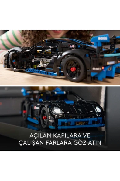® Technic Porsche GT4 e-Performance Yarış Arabası 42176 - 10+ Oyuncak Model Yapım Seti (834 Pr) - 9