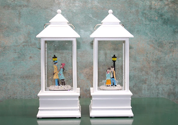 Kış Masalı Tasarımı Işıklı Müzikli Kar Küresi ürün görseli