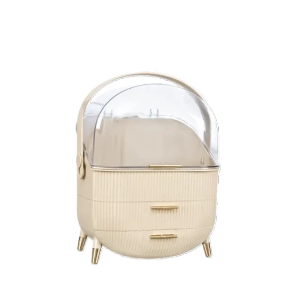 Çekmeceli Kozmetik Organizer Beyaz - Resim 2