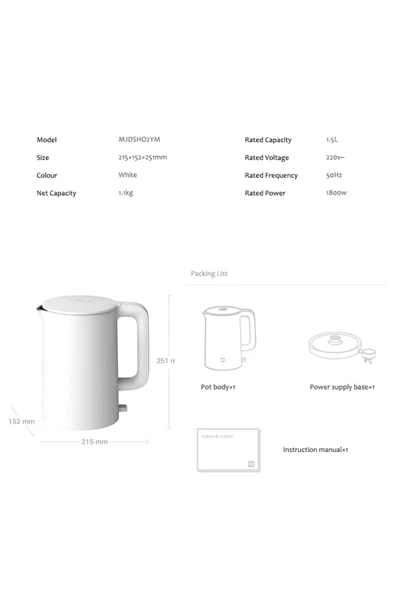 Xiaomi Electric Kettle Household Stainless Steel Electric Kettle Automatic All-in-one Cooking Ket... - 7