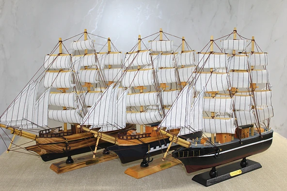 Ahşap Yelken Gemi Model 2 ürün görseli