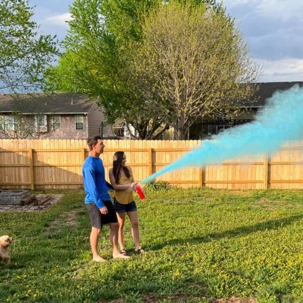 Cinsiyet Tüpü - Gender Reveal Partisi Tüpü Mavi Renk - 2