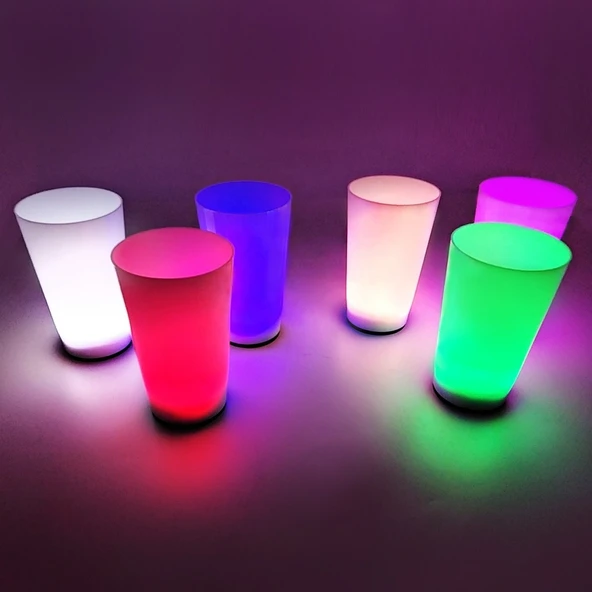 Glow Partisi Bardakları 6 Renk 6 Adet - 2