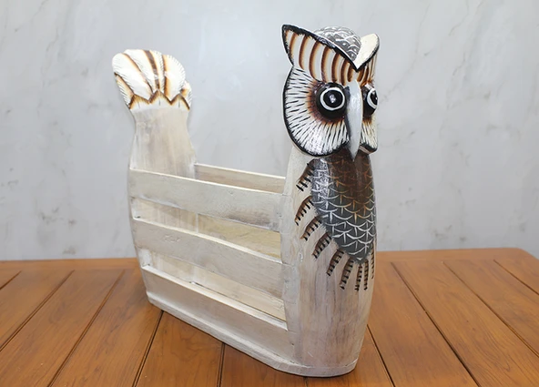 Ahşap Baykuş Gazetelik ürün görseli