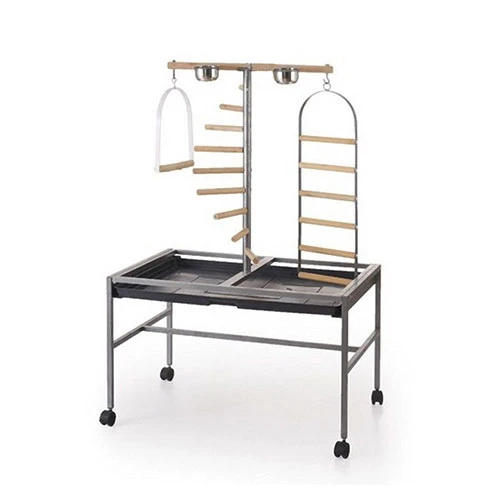 EuroGold Papağan Eğitim Sehpası Siyah