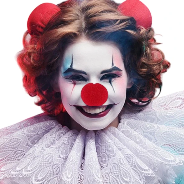 3 ADET PALYAÇO BURNU YUMUŞAK SÜNGER BURUN PALYAÇO AKSESUARLARI KOSTÜM AKSESUARLARI KIRMIZI BURUN ürün görseli