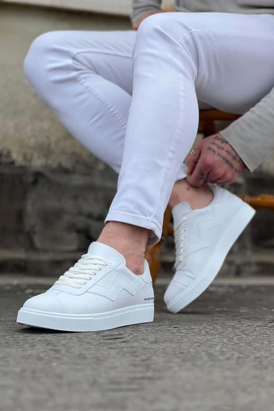 WG160 Beyaz Erkek Casual Ayakkabı - 2