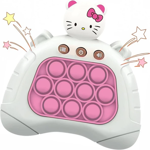 YÜKSEK KALİTE HELLO KİTTY POPİT YENİ NESİL POPİT OYUNCAK POPİT SESLİ RENKLİ LED IŞIKLI POPİT OYUNCAK ürün görseli
