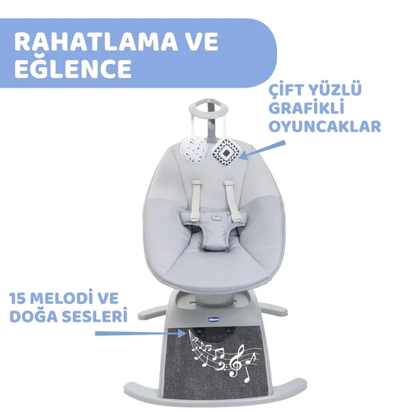 Chicco Comfy Elektrikli Ana Kucağı Silver Spring - 2