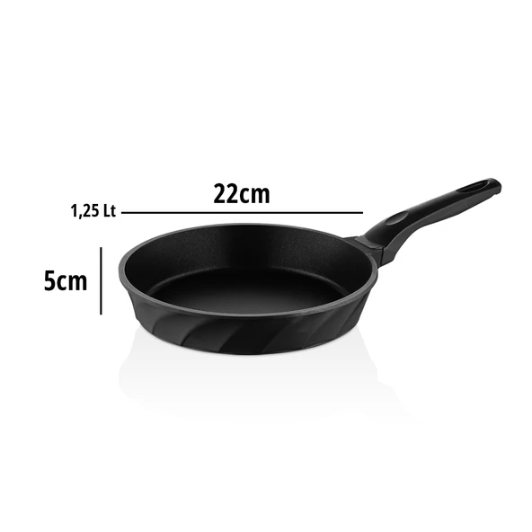 Vento Döküm Titanyum Kaplama Tava 22x5 cm - Resim 4