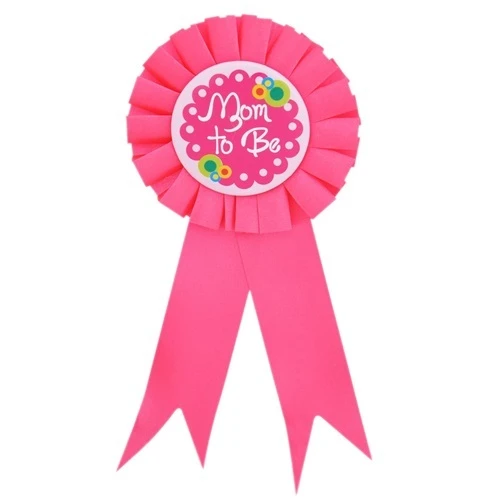 Mom To Be Yazılı Rozet Pembe Renk ürün görseli