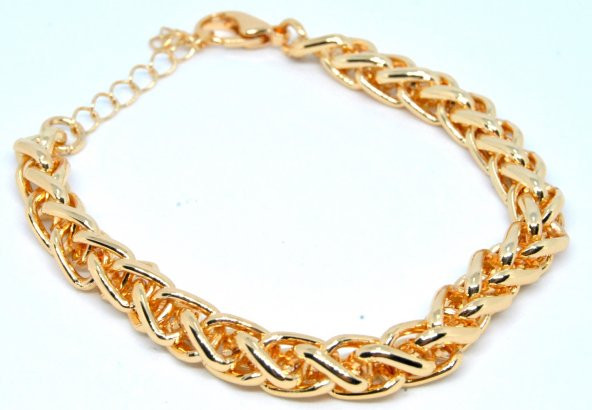 ÖRME HASIR TASARIM GOLD SERİSİ BİLEKLİK