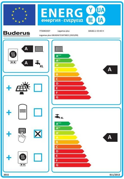 Buderus Logamax Plus GB182i.2 Wifi 35/40 Kw 30000 Yoğuşmalı Kombi - Resim 5