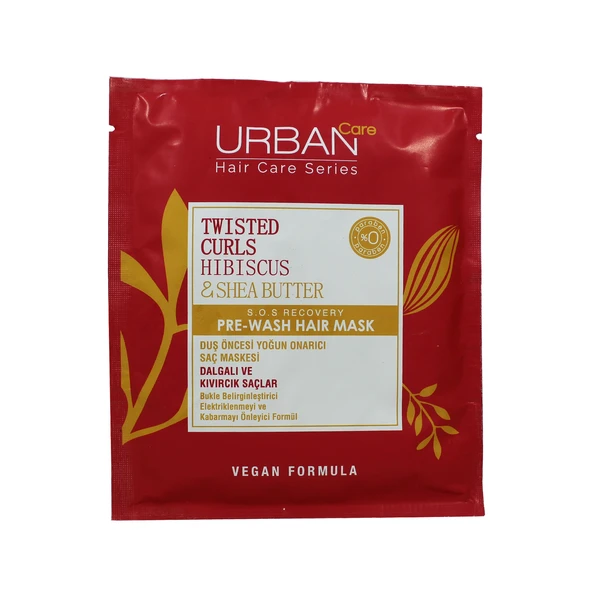 Urban Care Bakım Maske Sachet Curl Hibiscus Water & She Butter 50Ml