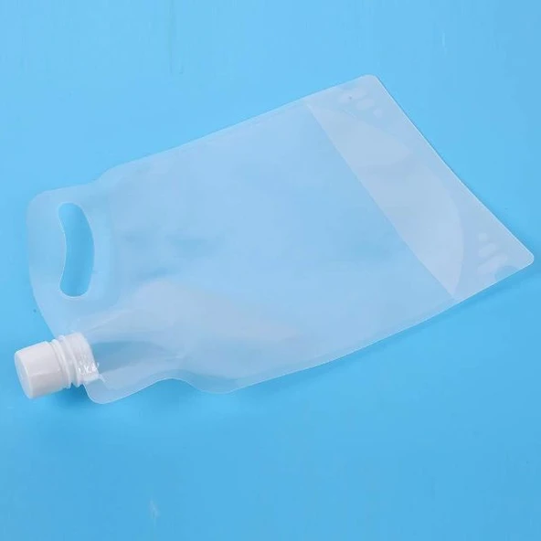 Plastik Kapaklı Su Torbası 1 Litre - 4