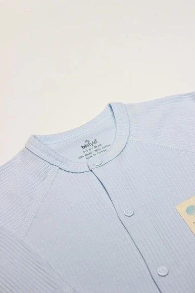 Çocuk Eğitici Gelişim Bistyle Modal Flying Balloons Tulum BS15114 Mavi - Resim 3