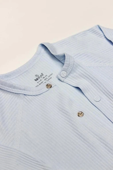 Çocuk Eğitici Gelişim Bistyle Modal Flying Balloons Tulum BS15114 Mavi - Resim 5