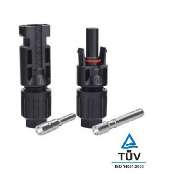 MC4 Konnektör Set 1 Erkek 1 Dişi Solar Kablo Bağlantı Ekipmanı - 2