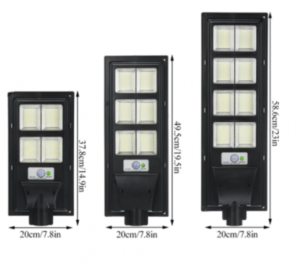 CATA CT-4640 200w Güneş Enerjili LED vBahçe Sokak Lambası - 3