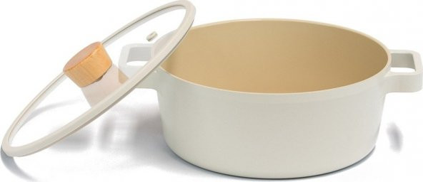 Neoflam Fika İndüksiyonlu Alüminyum Döküm Derin Tencere 22X9 cm - Resim 2