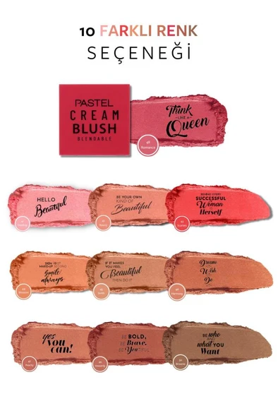 Pastel Cream Blush - Krem Allık 48 Romance - 7