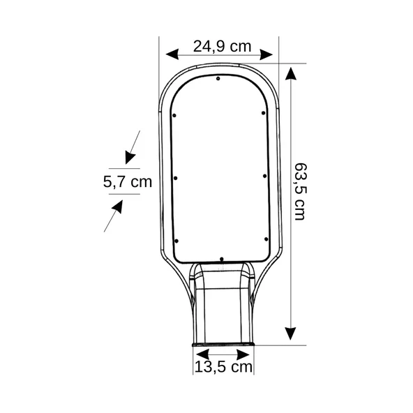 Cata CT-4692 90W Solar Sokak Armatürü Güneş enerjili bahçe lambası - 4
