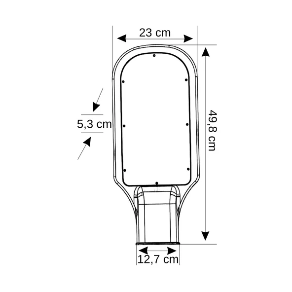 40W Güneş Enerjili Sokak Bahçe Aydınlatma Solar Lambası - 3