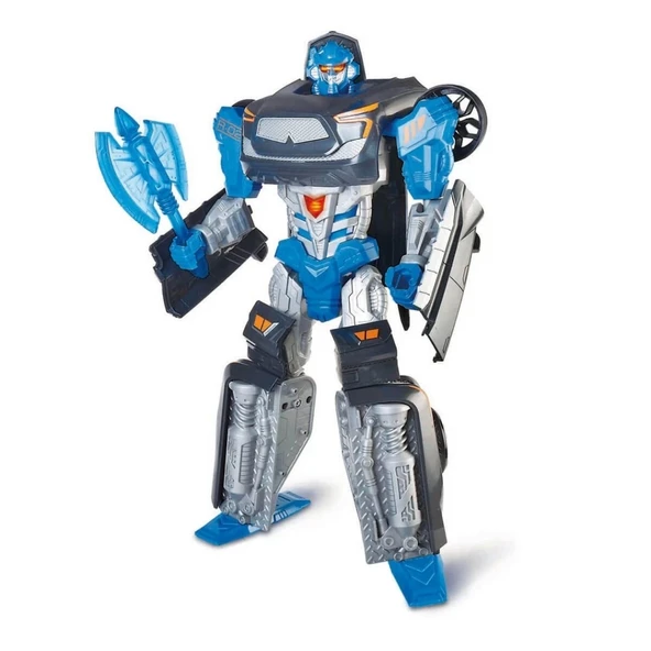 Çocuk Eğitici Gelişim 2in1 M.A.R.S Sesli ve Işıklı Converters Cyberhaul Dönüşebilen Robot 37 cm