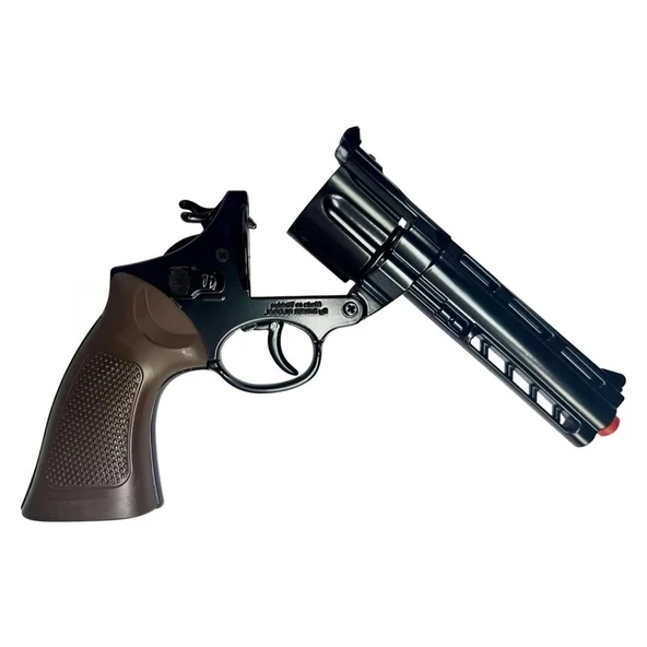 Eğitici Oyuncak  Metal Oyuncak Tabanca Siyah Seri 17 - Resim 4