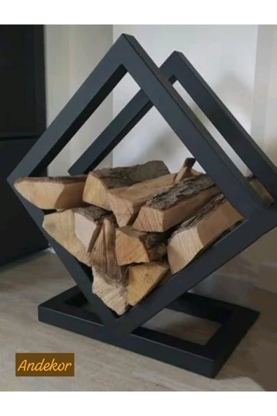 Şömine & Soba & Mangal Odunluk - Baklava Dilimi / 55x30x60(h)cm