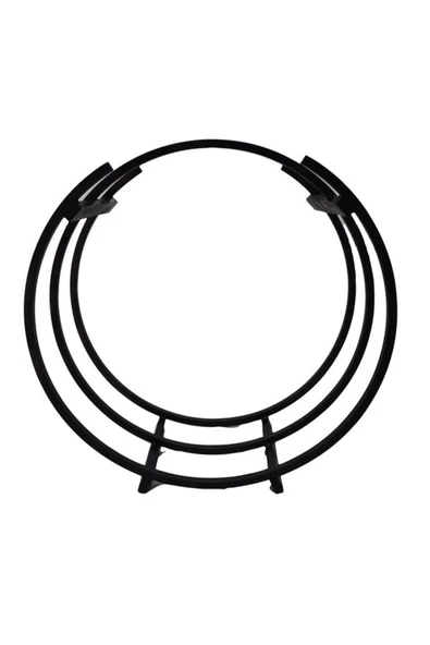 DEKOR Daire Şömine Soba Odunluk / Metal / Siyah / 50x30x55(h), AN0184 - 4