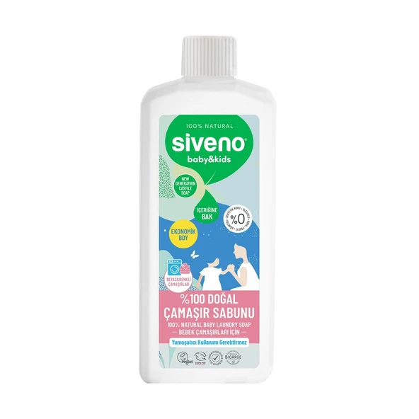 Siveno %100 Baby Doğal Çamaşır Sabunu 1 Litre