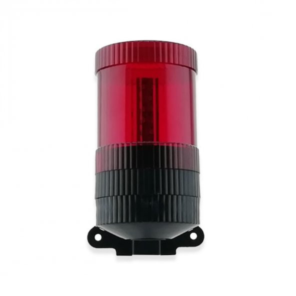 12V-24V Sabit Yanan Led Işıklı Siren 120 DB Çift Ses İkaz Lambası