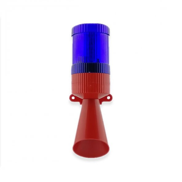 220V Çakar Ledli Işıklı Vinç Sireni 120 DB Çift Sesli Borulu - 4