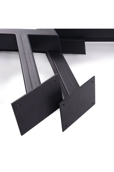 DEKOR “WV” Metal Masa Ayağı / Siyah – 2 Parça - 3