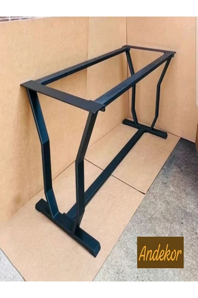 Metal Masa Ayağı - Geometrik Desenli / 1 Set (2 Ayak + 3 Profil) / !!!