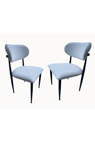 Evim-E Aksesuar 2 Adet Polo 1.2 Mm Saç Kalınlığında Metal Ortapedik Mutfak&cafe&salon Teddy Sandalye