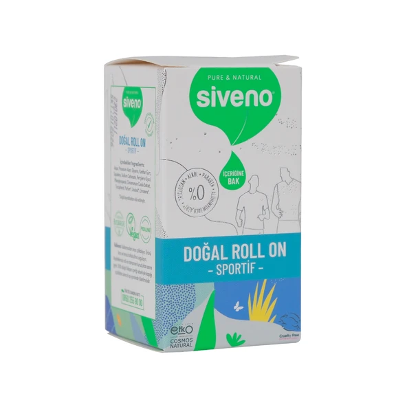 Siveno Doğal Roll-On Sportif 50Ml