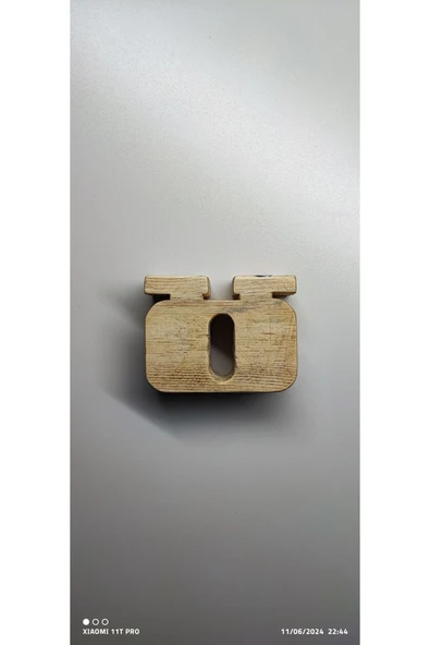 ’’ Ö ’’ Harfli Ahşap Mumluk + 2 Adet Tealight Mum !!!