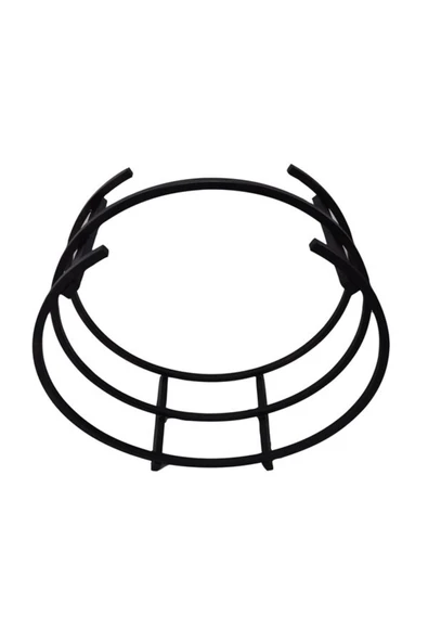 DEKOR Daire Şömine Soba Odunluk / Metal / Siyah / 50x30x55(h), AN0184 - 5