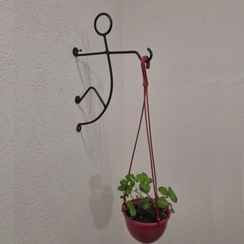 Çöp Adam Saksılık Dekoratif Saksı Duvar Aparatı