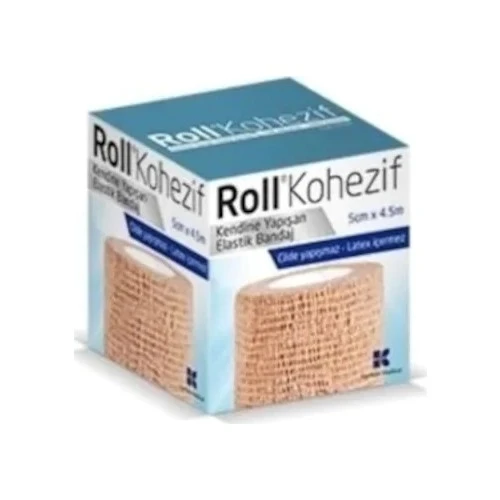 Roll Kohezıf Kendine Yapışan Elastik Bandaj 5Cm X 4,5M