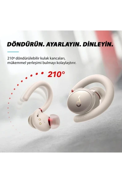 Anker Soundcore Sport X10 Tws Bluetooth 5.2 Kablosuz Kancalı Spor Kulaklık - Ipx7 Suya Dayanıklı - B - 5