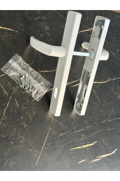 EVA PLAST Pvc Pimapen Plastik Kapı Kolu (ODA) Plastik Kapı Kolu / Beyaz 4 Adet - 4