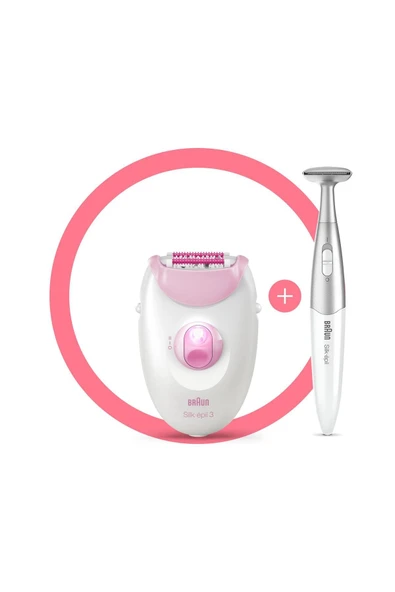 Braun Silk-épil 3 3321 Epilatör / Epilasyon Bikini Trimmer